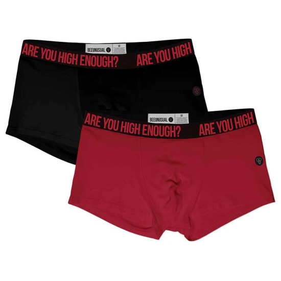 Bee Unusual Ανδρικό εσώρουχο “Are U High Enough?” Boxer Trunk 2-Pack Bee Unusual Ανδρικό εσώρουχο “Are U High Enough?” Boxer Trunk 2-Pack